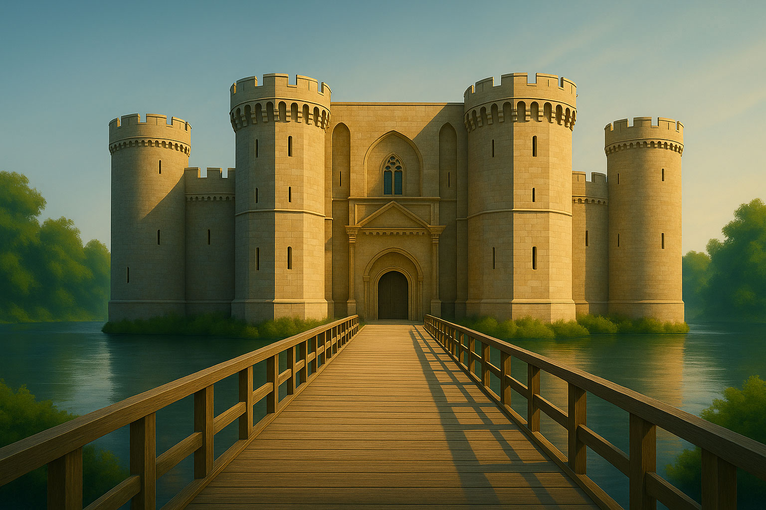 Die Burg des Ordens der Ritterschaft zur Goldenen Fusion